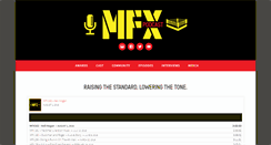 Desktop Screenshot of mfxpodcast.com